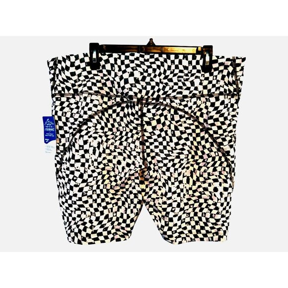 Brooks Spark 5" Short Tight XXL Speed Check Black/White - Picture 3 of 8